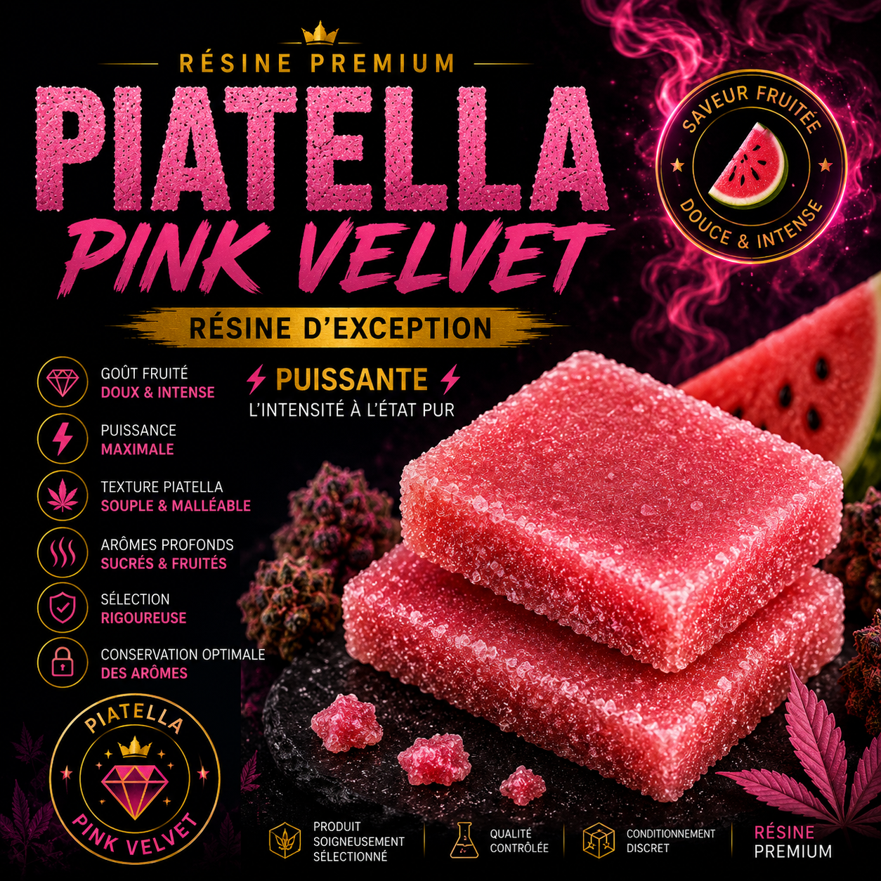 Piatella Pink Velvet 🍉